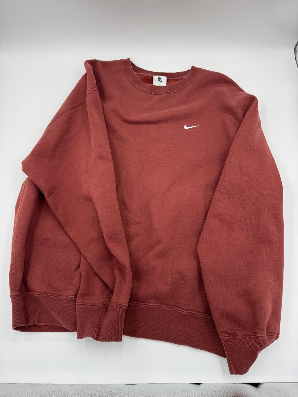 Nike Men's Rusty Red Crewneck Sweatshirt
